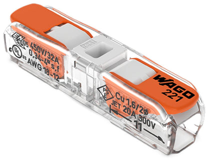 Inline Splicing Connector - Polycarbonate - 450 V