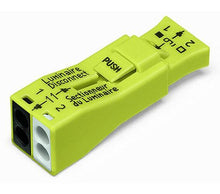 WAGO 873-902 12-Pole Luminaire Disconnect Connector, 16 to 12, 18 to 12 AWG Wire, Yellow