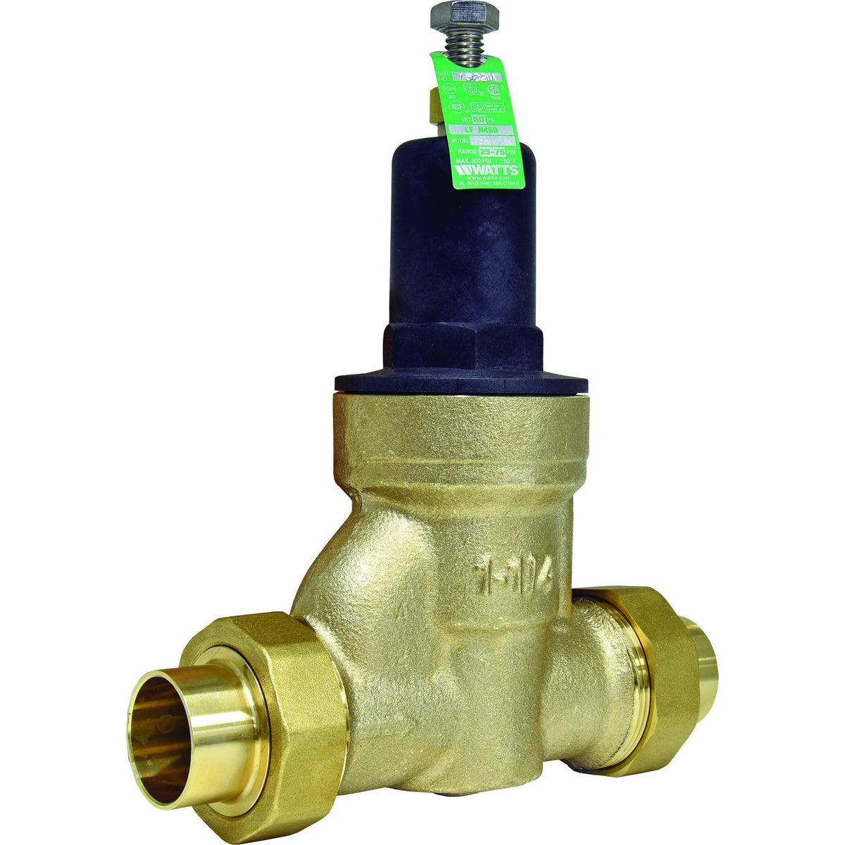 LFN45B Lead Free Pressure Reducing Valve - 1-1/4"
