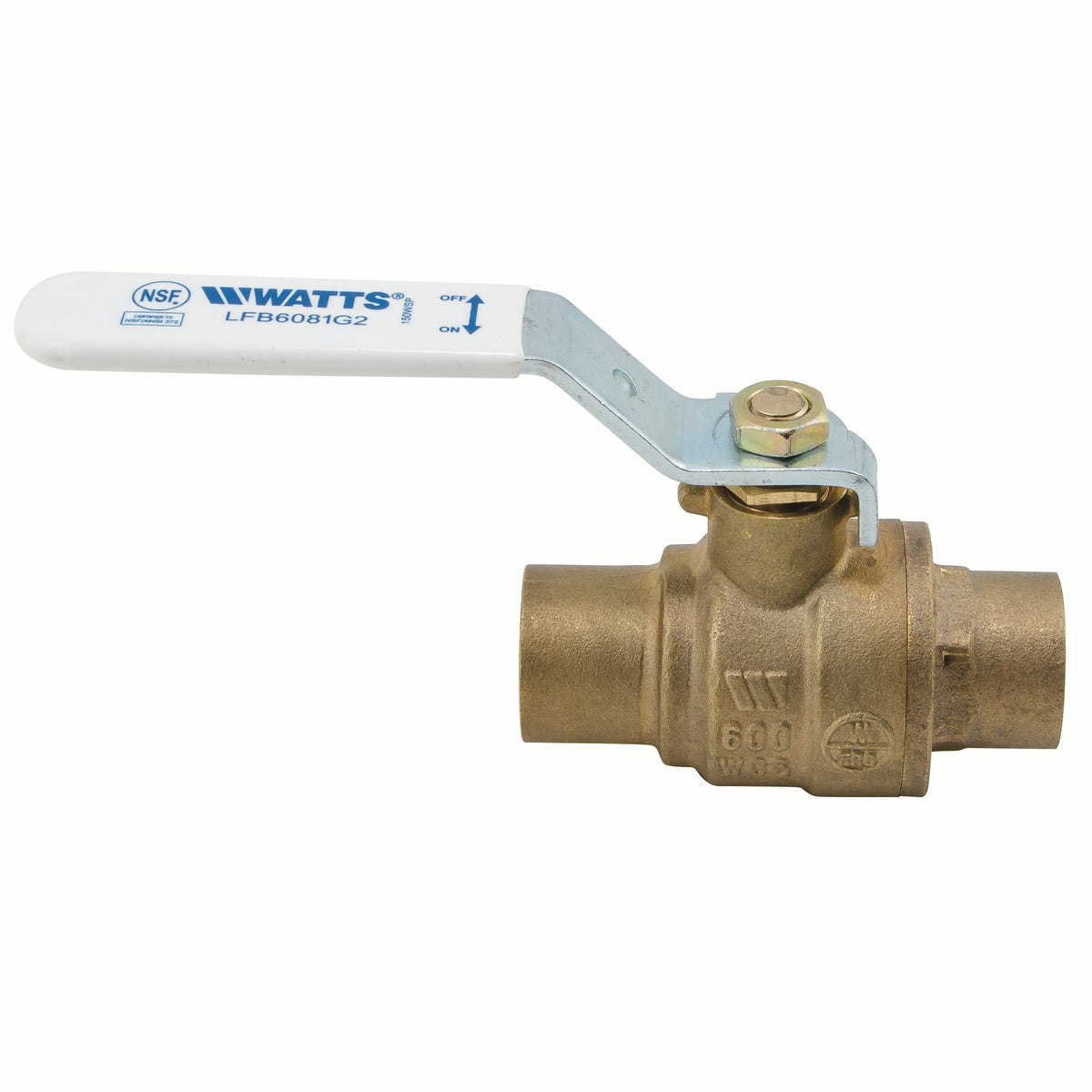 LFB6080G2 2-Piece Ball Valve - 1/2" - Solder
