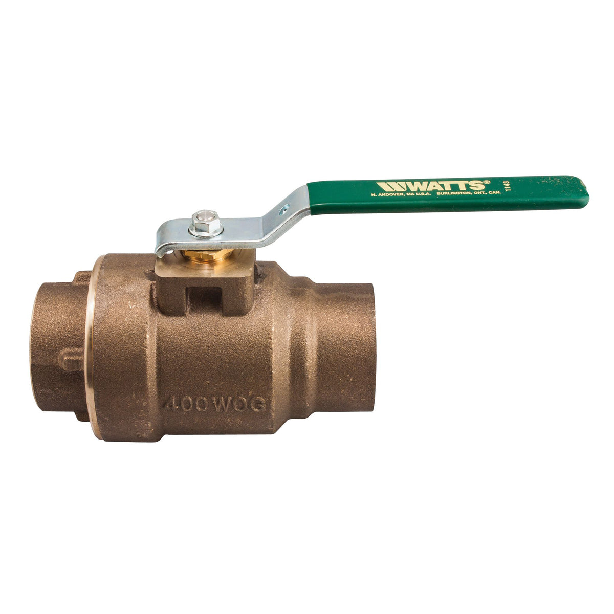 2-Piece Quarter-Turn Ball Valve with Handle - 2-1/2"