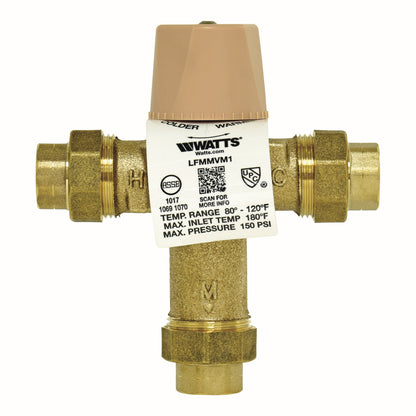 Lfmmv Thermostatic Mixing Valve - Threaded Union