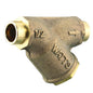 WATTS® 0123132 LFS777 Wye Strainer, 1/2 in Nominal, 3-3/8 in OAL, Solder Connection, EPDM Softgoods, Import