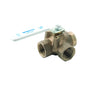 LFB6780M1 2-Piece Diverter Ball Valve - FNPT - Bronze Body
