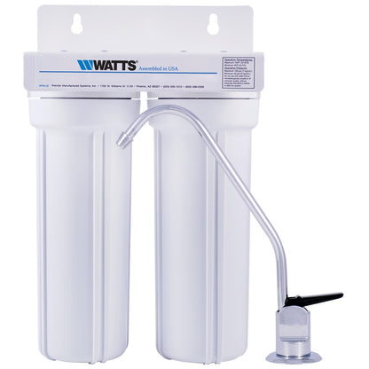 Under Counter Water Filtration System - 14-1/2" H - 0.5 GPM