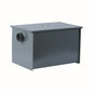 WATTS® 8150966 WD Series Grease Interceptor, 100 lb Capacity, 50 gpm Flow Rate, 4 in Inlet x 4 in Outlet, Import