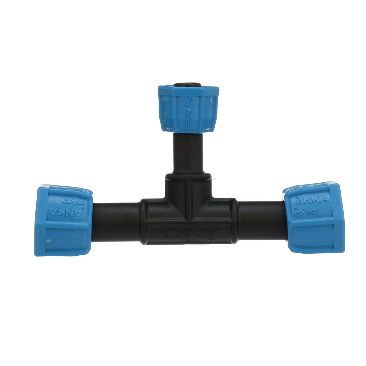 Anka A Series Reducing Tee - 3/4 x 3/4 x 1/2" - Barb