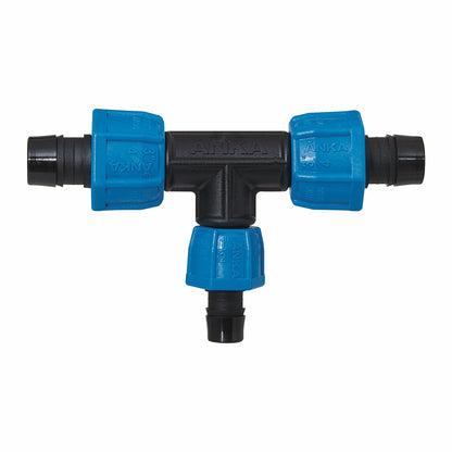 Anka A Series Reducing Tee - 3/4 x 3/4 x 1/2" - Barb