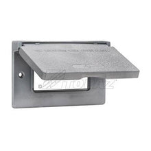 HORIZONTAL GFCI GRAY COVER
