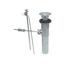 Wal-Rich 1405003 Pop-Up Waste Assembly, For Use With Strainers and Drains, 1-1/4 in, Brass