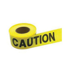 Wal-Rich 2426008 Tape, 300 ft L x 3 in W, Caution Legend