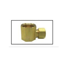 Wal-Rich 4023008 Style 70 90 deg Compression Elbow, 3/8 x 1/2 in Nominal, Compression x FNPT End Style, Brass
