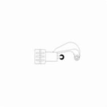 WARDFlex® 10A.20A.WFTCW Replacement Wheel, 3/8 x 3/4 in, Stainless Steel