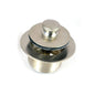 1.865-11.5 x 1.25" D Push Pull Tub Closure - Brushed Nickel