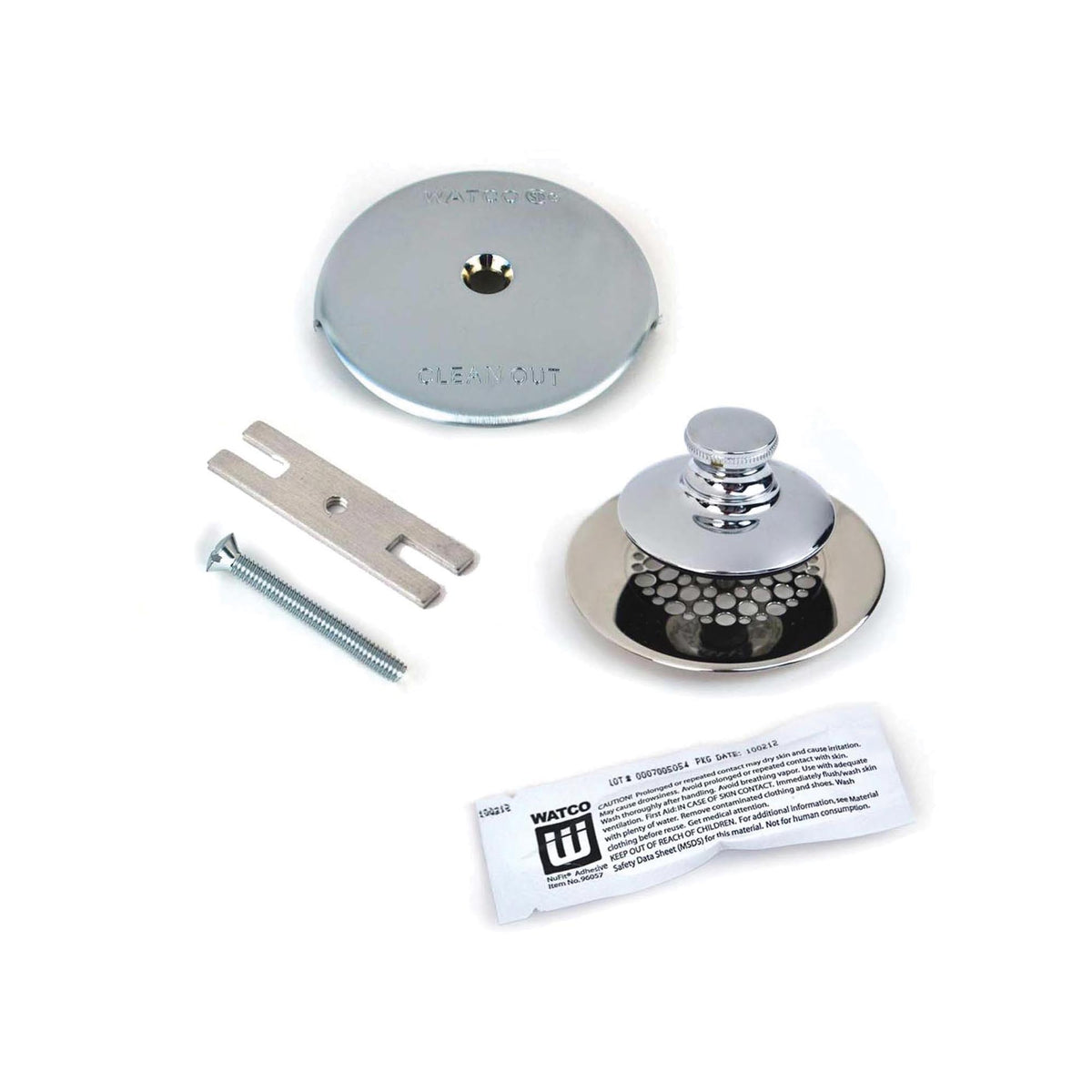 Universal NuFit Trim Kit With Gridtrainer, Polished Chrome