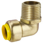 2622W - Elbow - Brass - Push-On x MNPT
