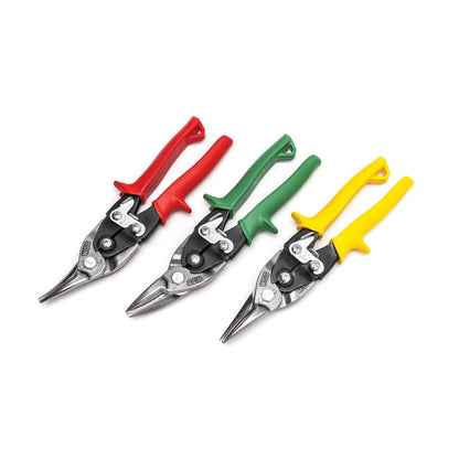 Aviation Snip Set - Steel - 3 Pieces