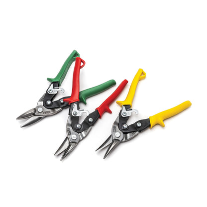 Aviation Snip Set - Steel - 3 Pieces