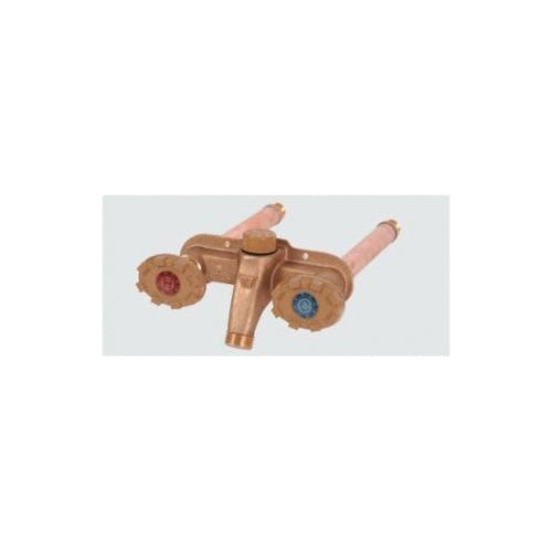 Woodford® 22PX3-8-MH Model 22 Freezeless Horizontal Mount Hot and Cold Wall Faucet, 3/4 in, PEX Tube, 8 in THK Wall, 125 psi, Domestic