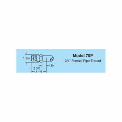 Model 70 - 3/4" Freezeless Wall Hydrant - 70P-10
