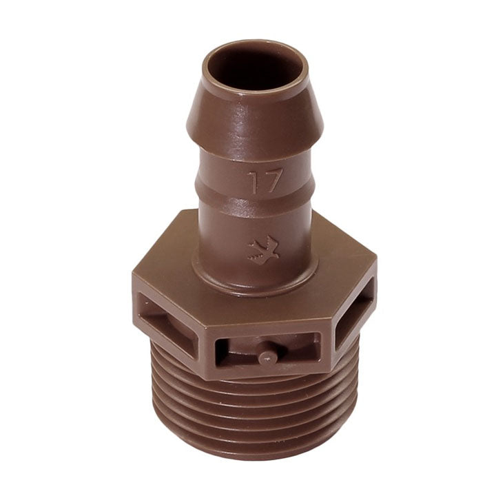 17MM BARB X 3/4 MPT ADAPTER