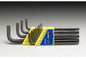 Yellow Jacket® 60670 Standard End Hex Key Set, 12 Pieces, 1/20 to 5/16 in Hex, Steel Alloy