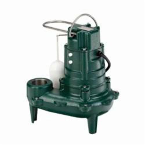 Zoeller® 267-0002 Waste-Mate 260 Non-Automatic/Manual Operation Submersible Pump, 1/2 hp, 115 V AC, 2 or 3 in NPT Outlet, Cast Iron, 10.4 A, 1 ph