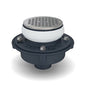 Zurn® EZ1 Adjustable Floor Drain With EZ1™ Technology, Zurn® Adjustable Floor Drain With EZ1™ Technology, 3 x 4 in Outlet, Solvent Weld Connection, 5 in Stainless Steel Grid, Import