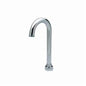 Zurn® AquaSpec® G67851 Centerline Gooseneck Spout, 3-1/2 in, Brass, Polished Chrome