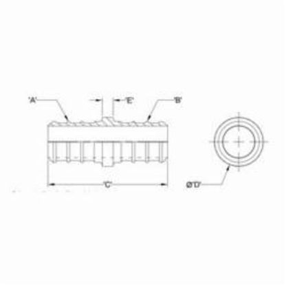 2" Coupling - Brass - Barb