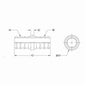 Zurn® QQC77GX Coupling, 1-1/2 in Nominal, Barb End Style, Brass