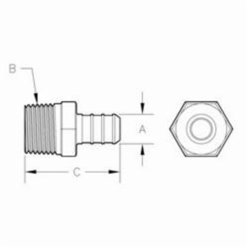Hose Adapter - 1/2" - 1.53"