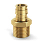 Zurn® QEMC43GX Adapter, 3/4 x 1/2 in Nominal, F1960 Expansion PEX x MNPT End Style, Brass