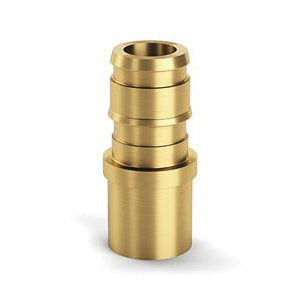 Zurn® QE670GX Adapter, 3/4 x 1/2 in Nominal, F1960 Expansion PEX x Male C End Style, Brass