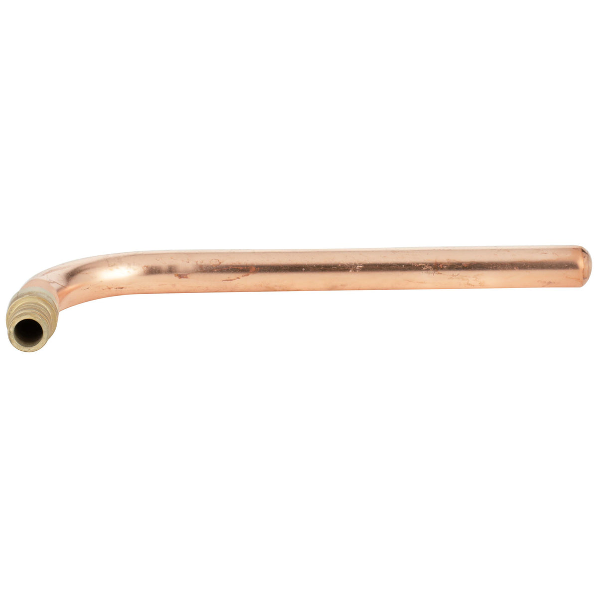 Zurn® QESTUBL3.5X8 Stub-Out Elbow, 90 deg Elbow, 1/2 in Nominal, Brass F1960 Expansion PEX x Closed End Style, Copper