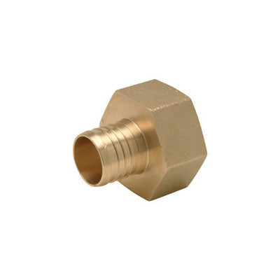 Zurn® Zurn PEX® QQUFC77GX Crimp Non Swivel Pipe Adapter, 1-1/2 in, Barb x FNPT, Brass