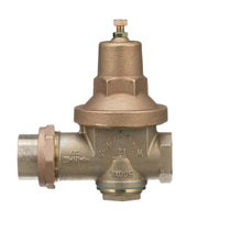 Zurn® Wilkins 114-500XL Pressure Reducing Valve With Integral By-pass Check Valve, 1-1/4 in, FNPT Union x FNPT, 300 psi, Cast Bronze Body, Import