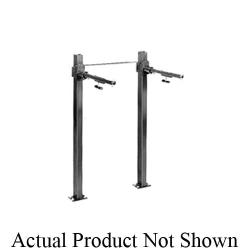 Zurn® Z1231-UNIV-80 Floor Mounted Lavatory Support System, For Use With American Standard Comrade™ 0124.131 Wall Lavatory and Zurn® Z5321/24/28/29-PED ADA Lavatory, 250 lb Load, Carbon Steel/Cast Iron, Import