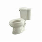 Zurn® Z5550 2-Piece Toilet, Elongated Bowl, 16-1/2 in H Rim, 12 in Rough-In, 1.6 gpf
