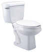 Zurn® EcoVantage® Z5570 2-Piece Toilet, Elongated Bowl, 15-3/8 in H Rim, 12 in Rough-In, 1.6 gpf