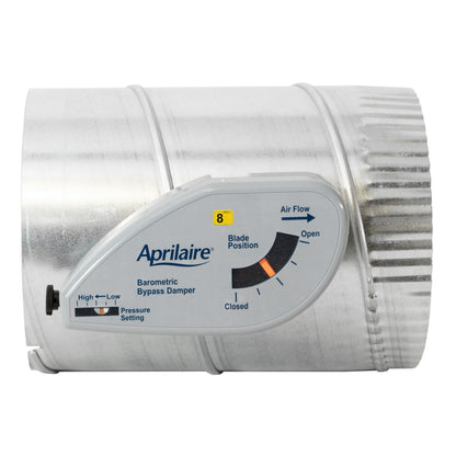 Barometric Bypass Damper - 12" Dia - Steel