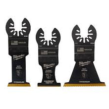 3 PC Multi-Material Universal Fit Oscillating Multi-Tool Blade Set