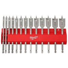 13PC Flat Boring Bit Set