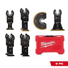 9 PC Universal Fit Oscillating Multi-Tool Blade Set