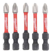 SHOCKWAVE™ Impact Duty 2" Phillips #2 Power Bits (5 PK)
