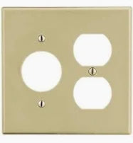 IVORY 2G OFFSET 1 DUPLEX RECPT