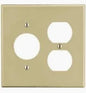 IVORY 2G OFFSET 1 DUPLEX RECPT