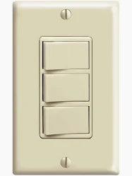 DECORA TRIPLEX 3/ROCKER STW.