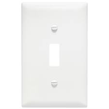WHT 1G 1TOG Wall Plate