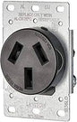 50A FLUSH MT OUTLET/RECEPT 3W